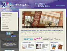 Tablet Screenshot of bromleyprinting.com